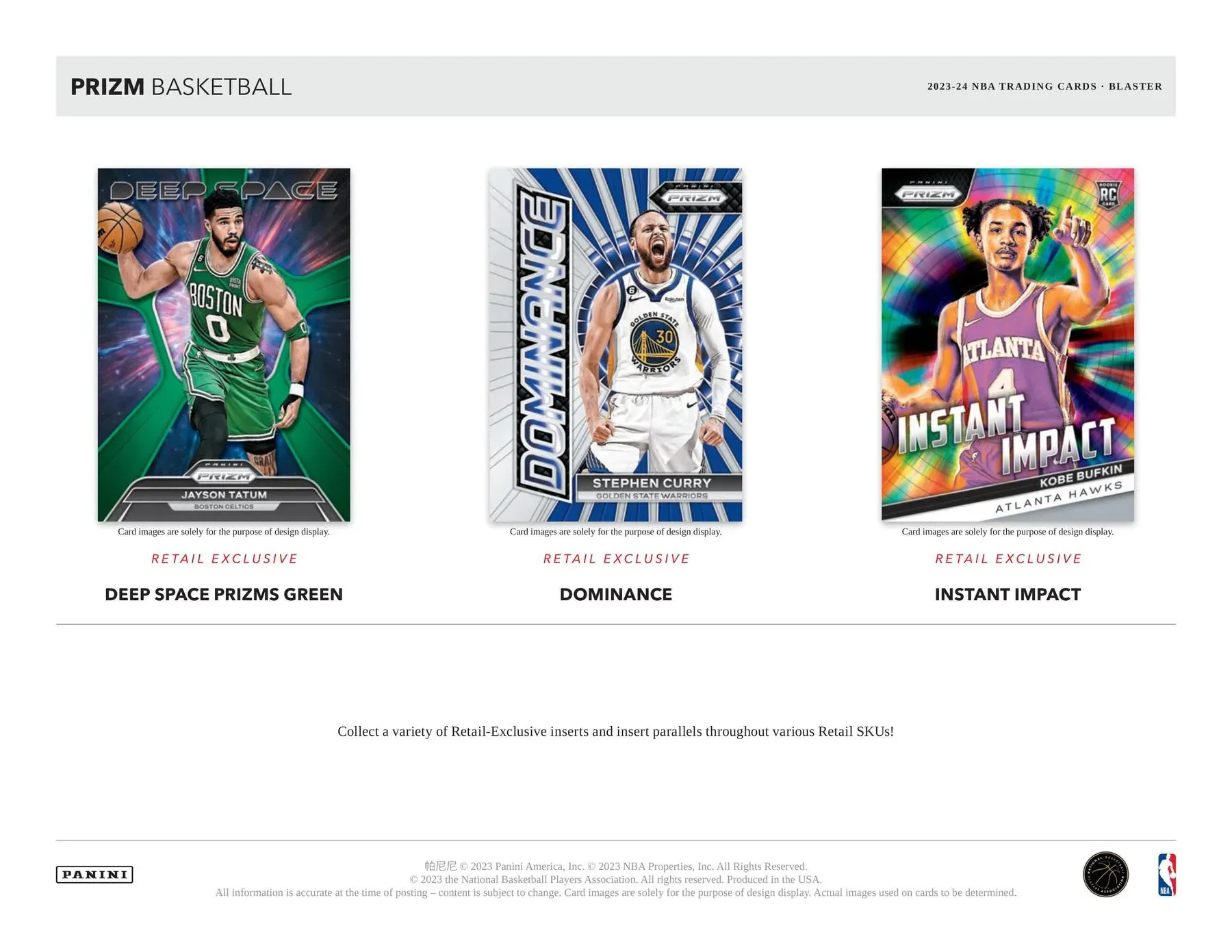 2023/24 Panini Prizm Basketball 6-Pack Hobby Blaster Box 6 Packs Per Box, 4 Cards Per Pack