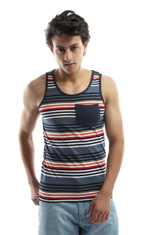 48233 Men Cut Tee & Tank Tops - Multicolour