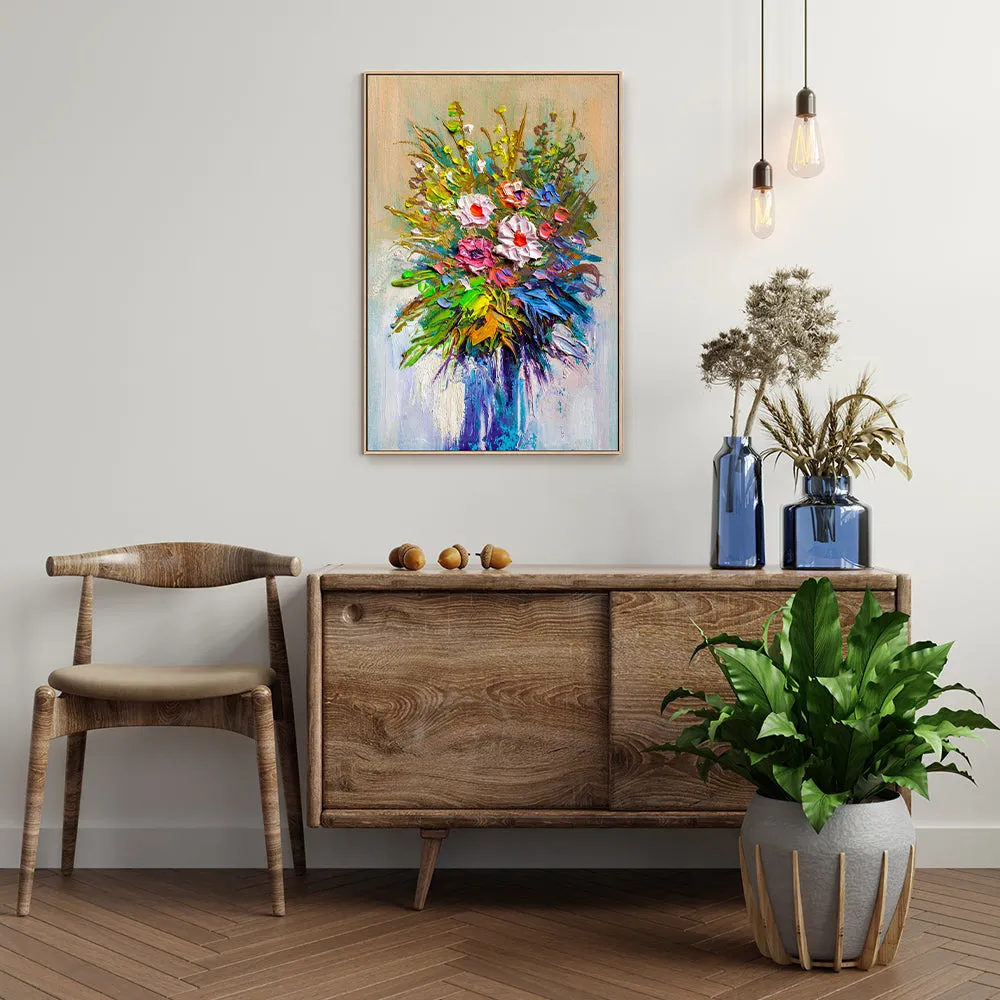 A Coloured Display, Hand-Painted Canvas