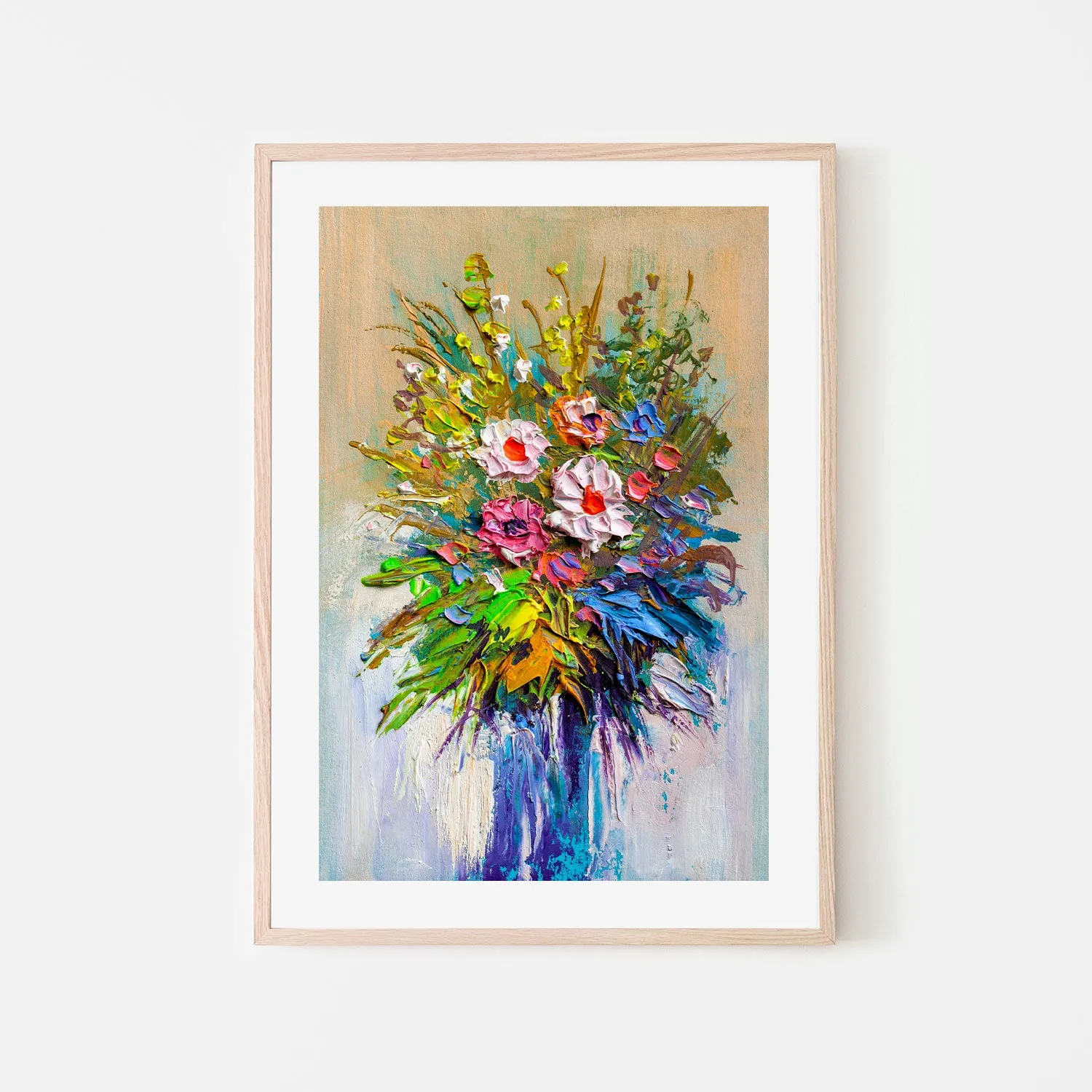 A Coloured Display, Hand-Painted Canvas
