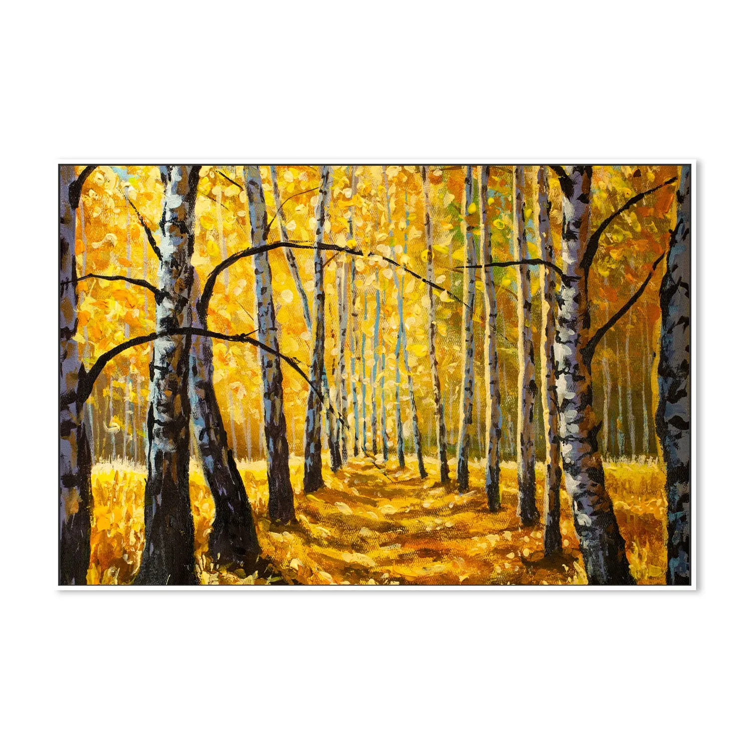 A Forests Opening, Hand-Painted Canvas