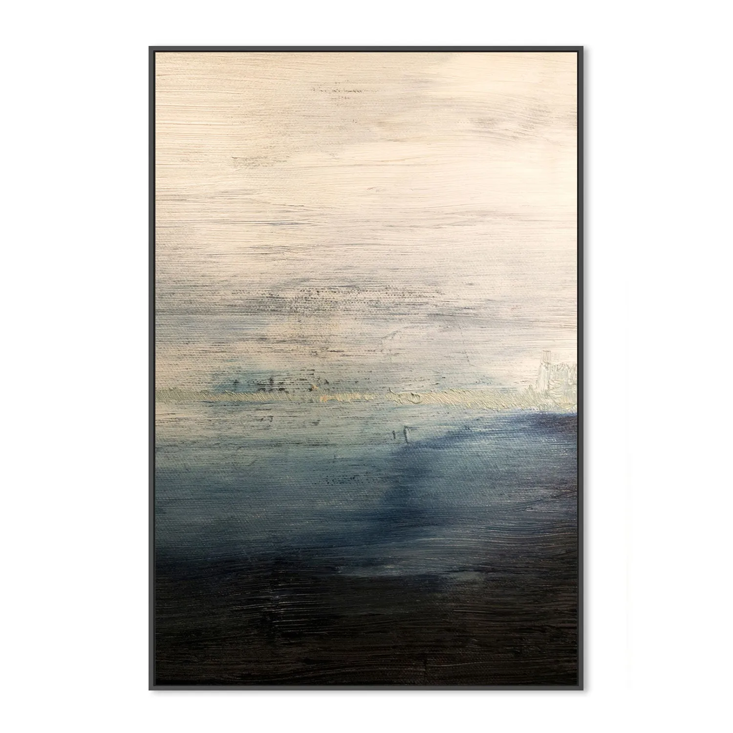 A Hint of Blue, Hand-Painted Canvas