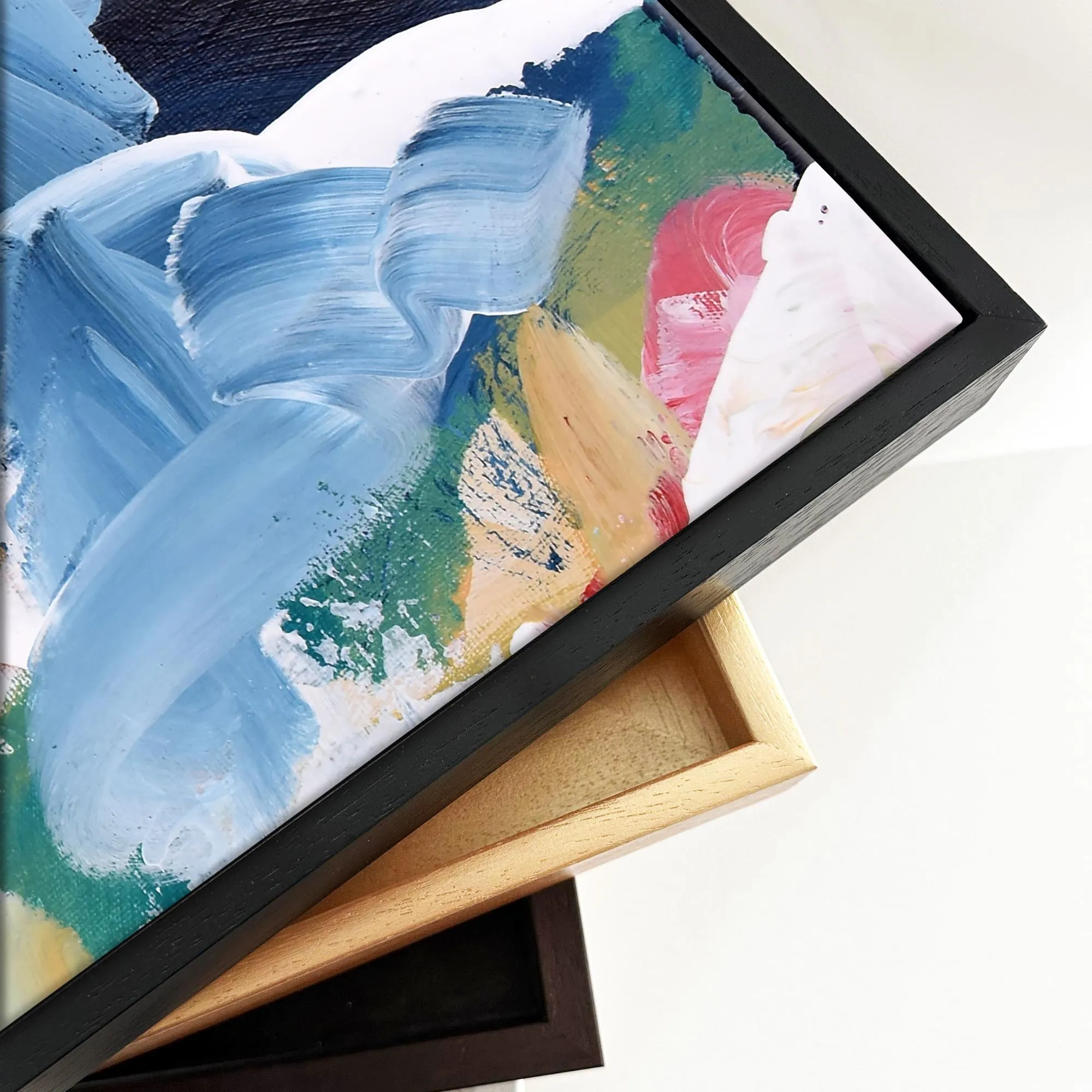 Abstract 311 Framed Canvas