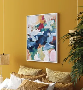Abstract 311 Framed Canvas