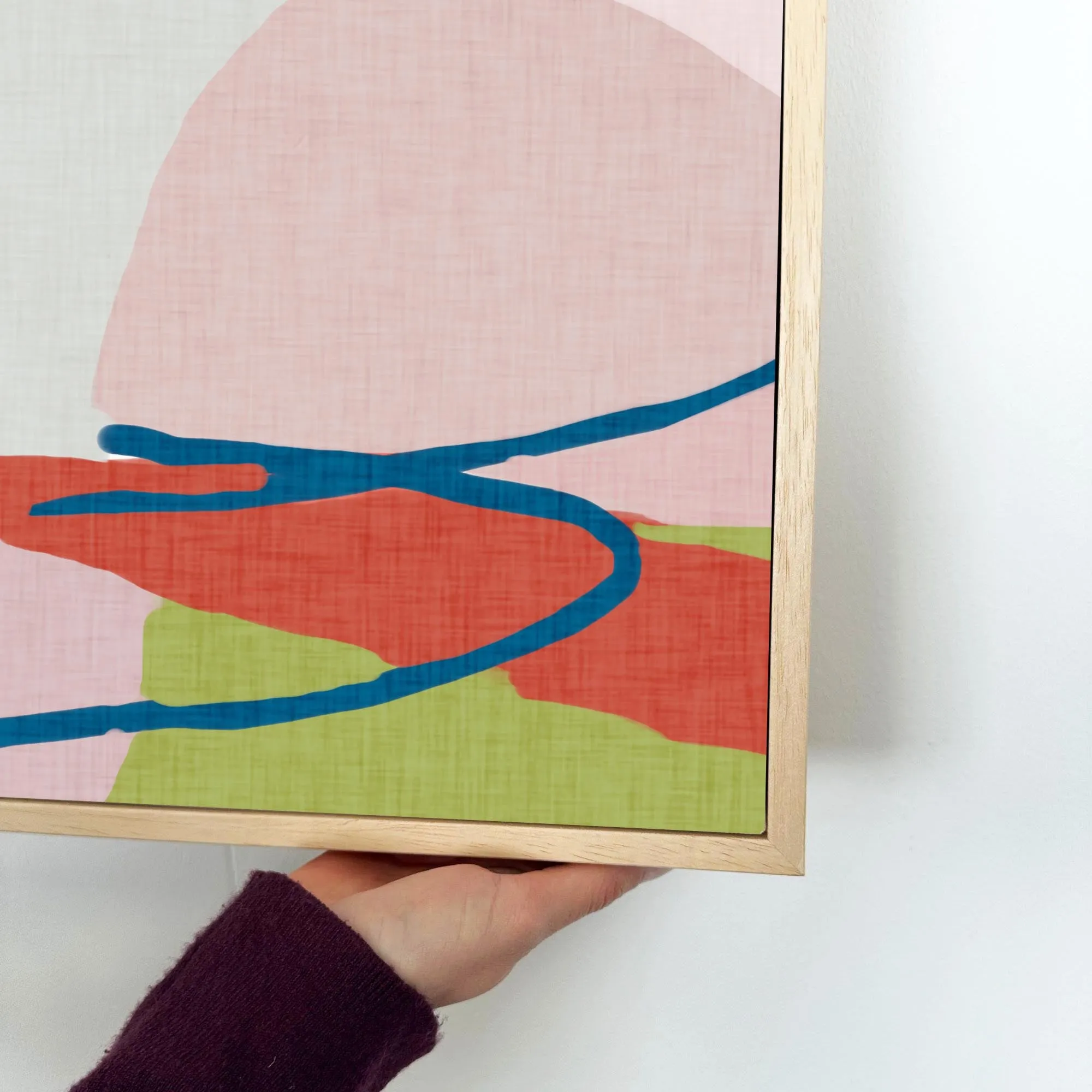 Abstract Jungle Framed Canvas