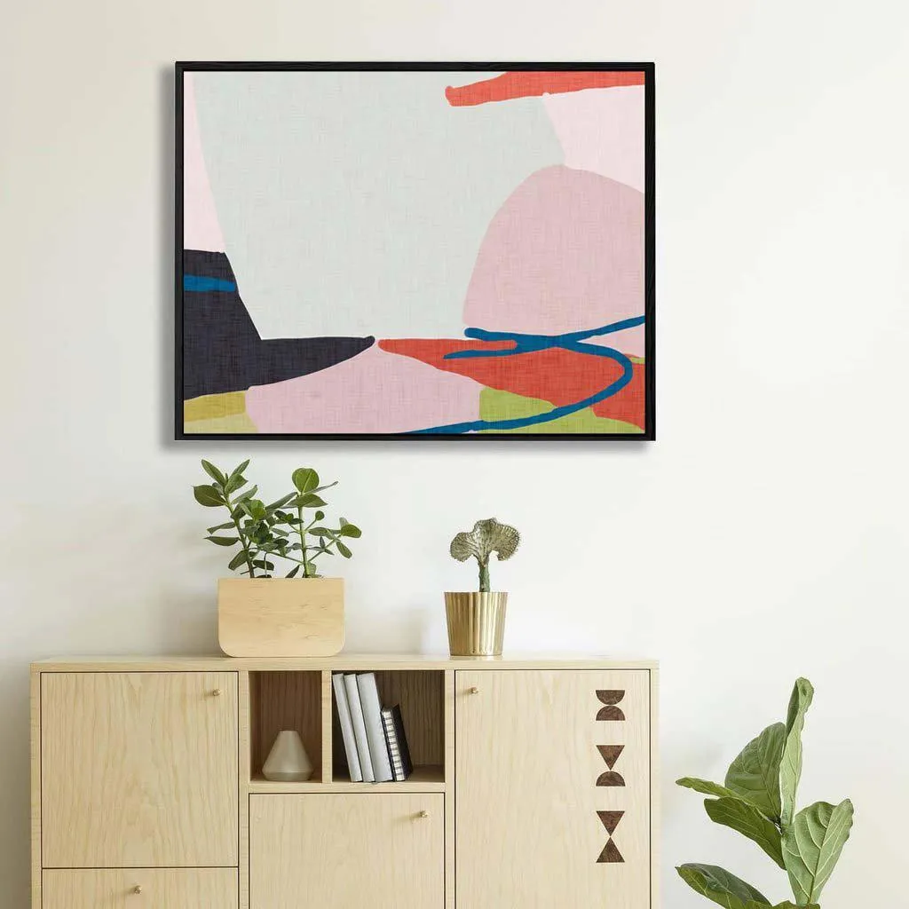 Abstract Jungle Framed Canvas
