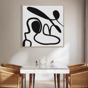 Abstract Study VIII Framed Canvas