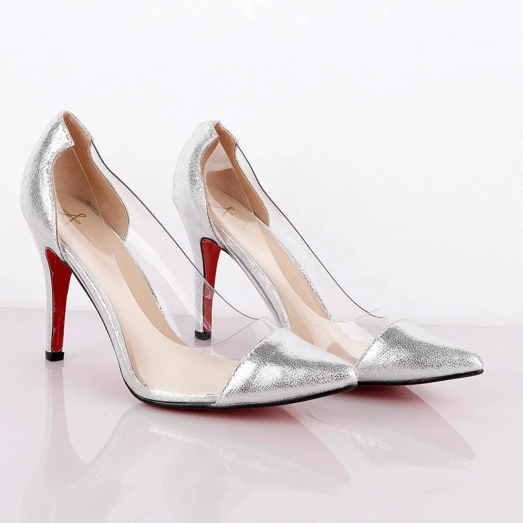 Atmosphere Classic Champagne Silver Women's High Heel Shoe