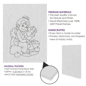 Baby Krishna DIY Canvas for Painting