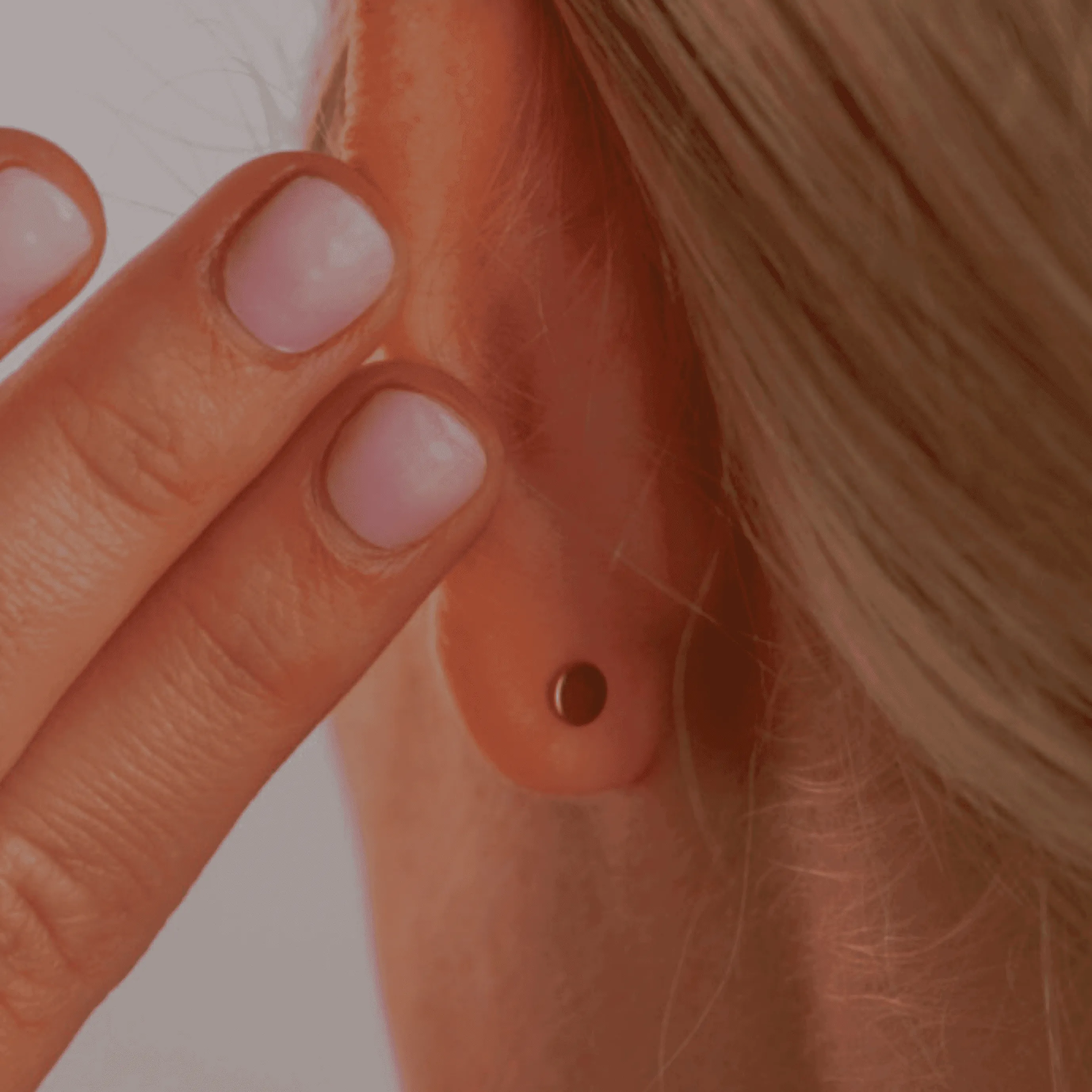 Black Dahlia Flat Back Stud