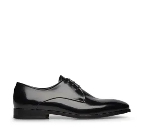 Black derby shoes