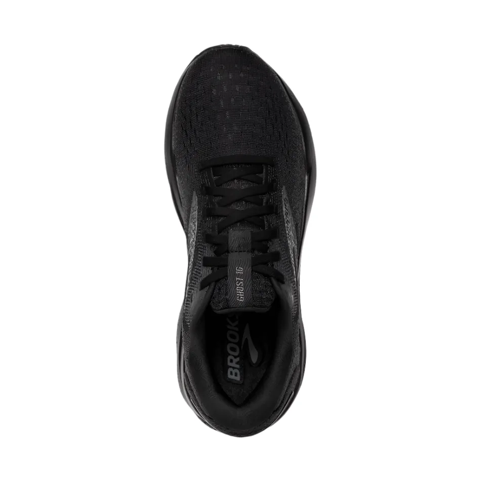 Brooks Ghost 16 Men's Running Shoes AW24 Black/Black/Ebony