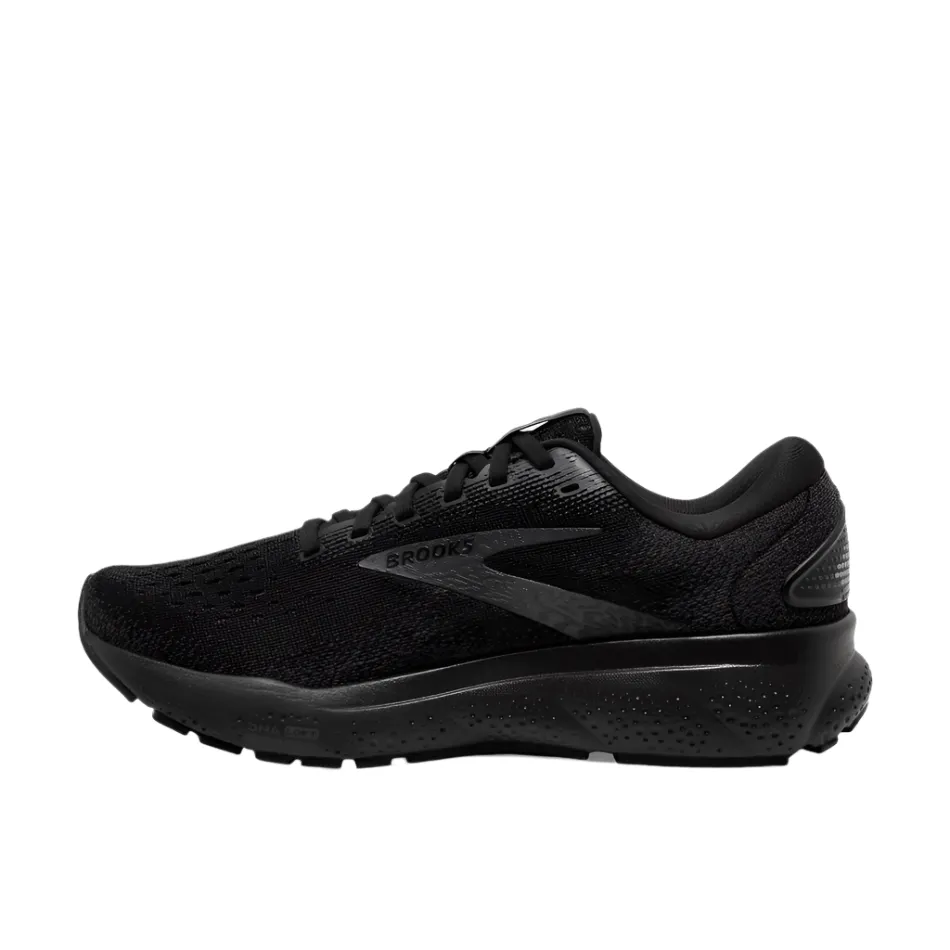 Brooks Ghost 16 Men's Running Shoes AW24 Black/Black/Ebony