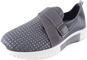 Cathalem Gym Shoes for Women Workout Memory Foam Walking Shoes Running Classic Slip On Athletic Tennis Sneakers