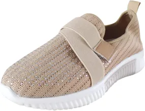 Cathalem Walking Shoes for Women Women's Walking Shoes Sock Sneakers Mesh Slip On Lady Modern Shoes Platform Loafers