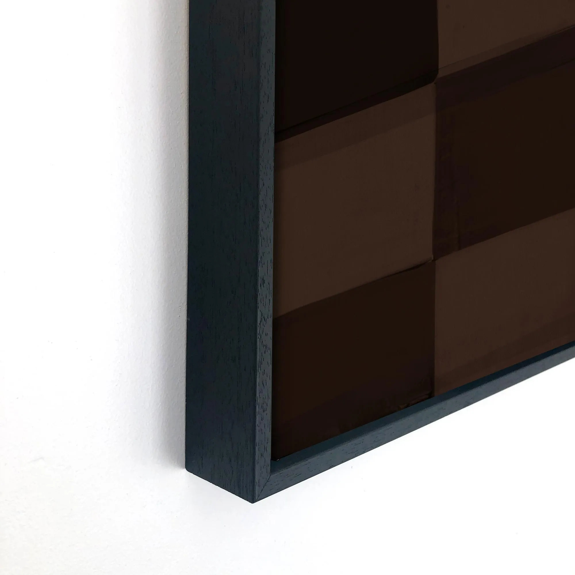 Chocolate Checkerboard Abstract Canvas Art