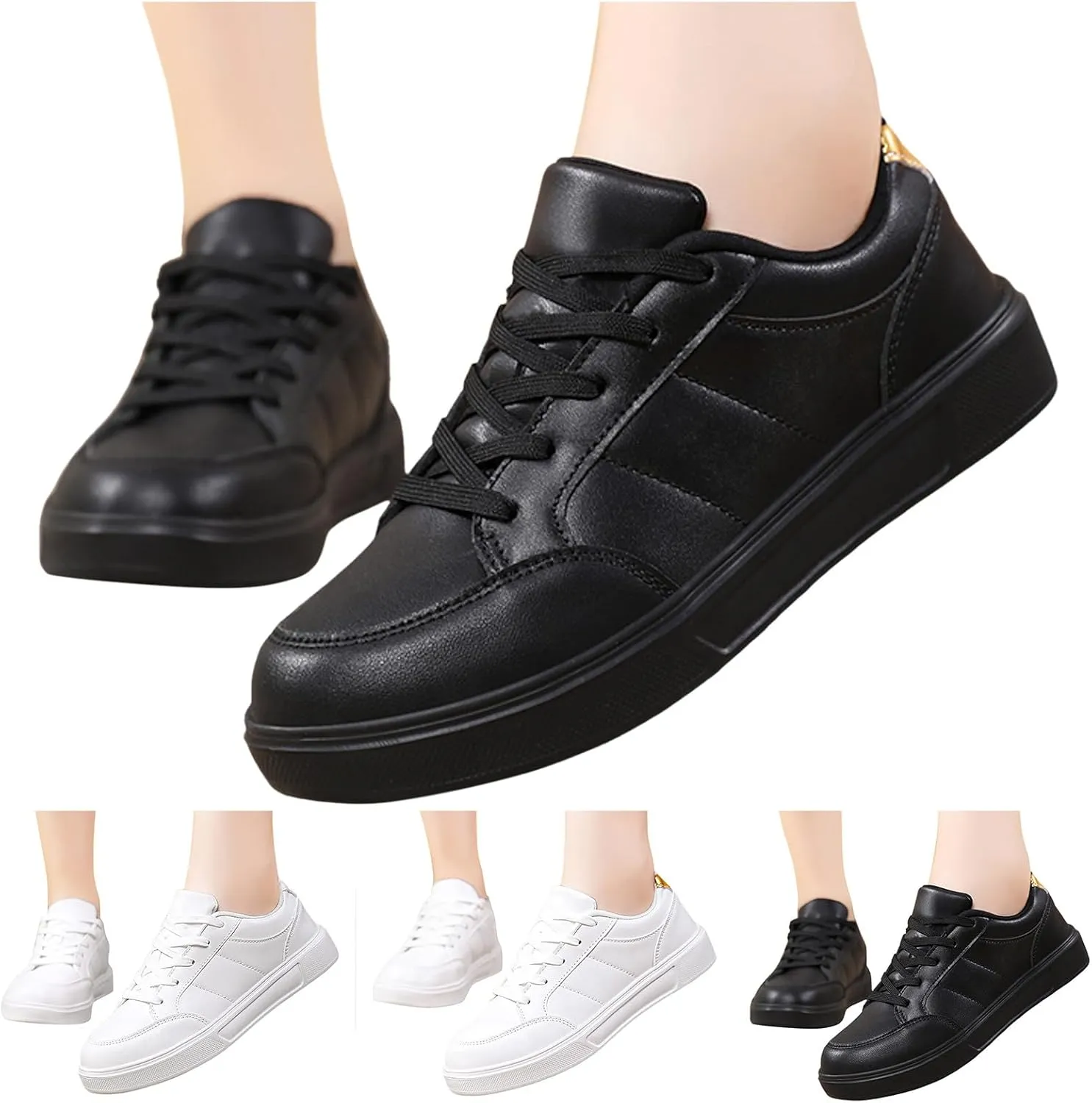 Cushion Comfortable Running Tennis Shoes for Women Casual Lace Up Non Slip Walking Shoes Mesh Orthopedic Shoe