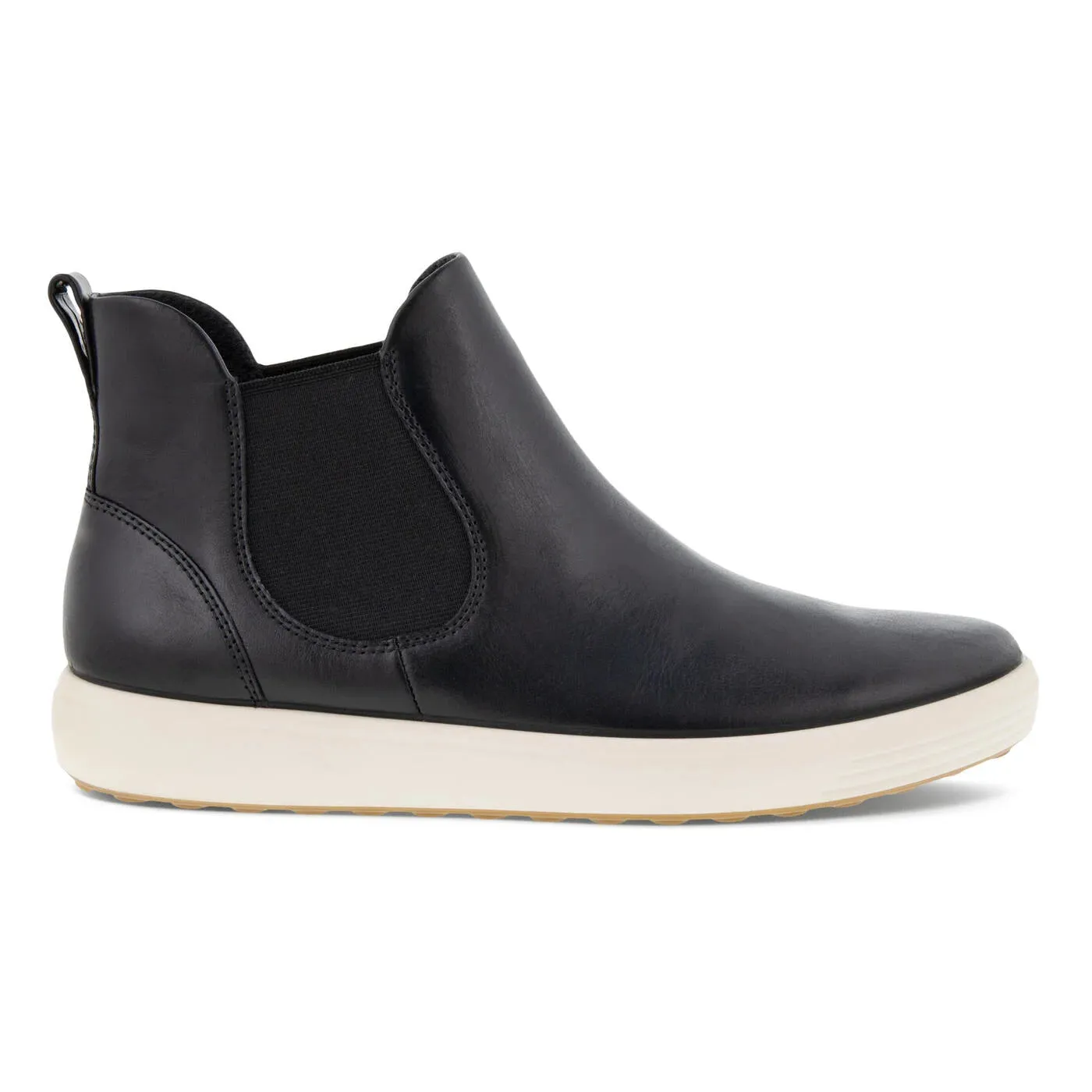 Womens Ecco Soft 7 Chelsea Boot in Black - Stylish Comfort Footwear