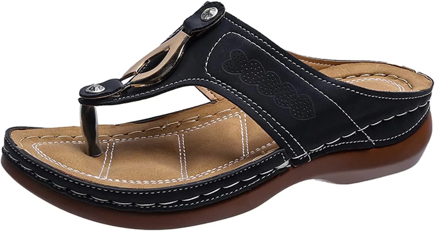 Eduavar Sandals for Women Casual, Women's Sandals Fashion Sport Open Toe Sandals Shoes Casaul Wedge Platforms Sandals
