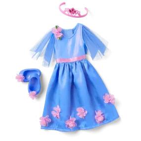 Fairy-Tale Florals Outfit for WellieWishers™ Dolls