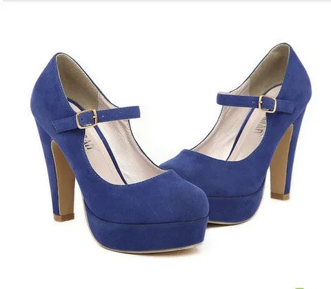 FASHION HIGH-HEELED SHOES FABRIC SURFACE SHOES