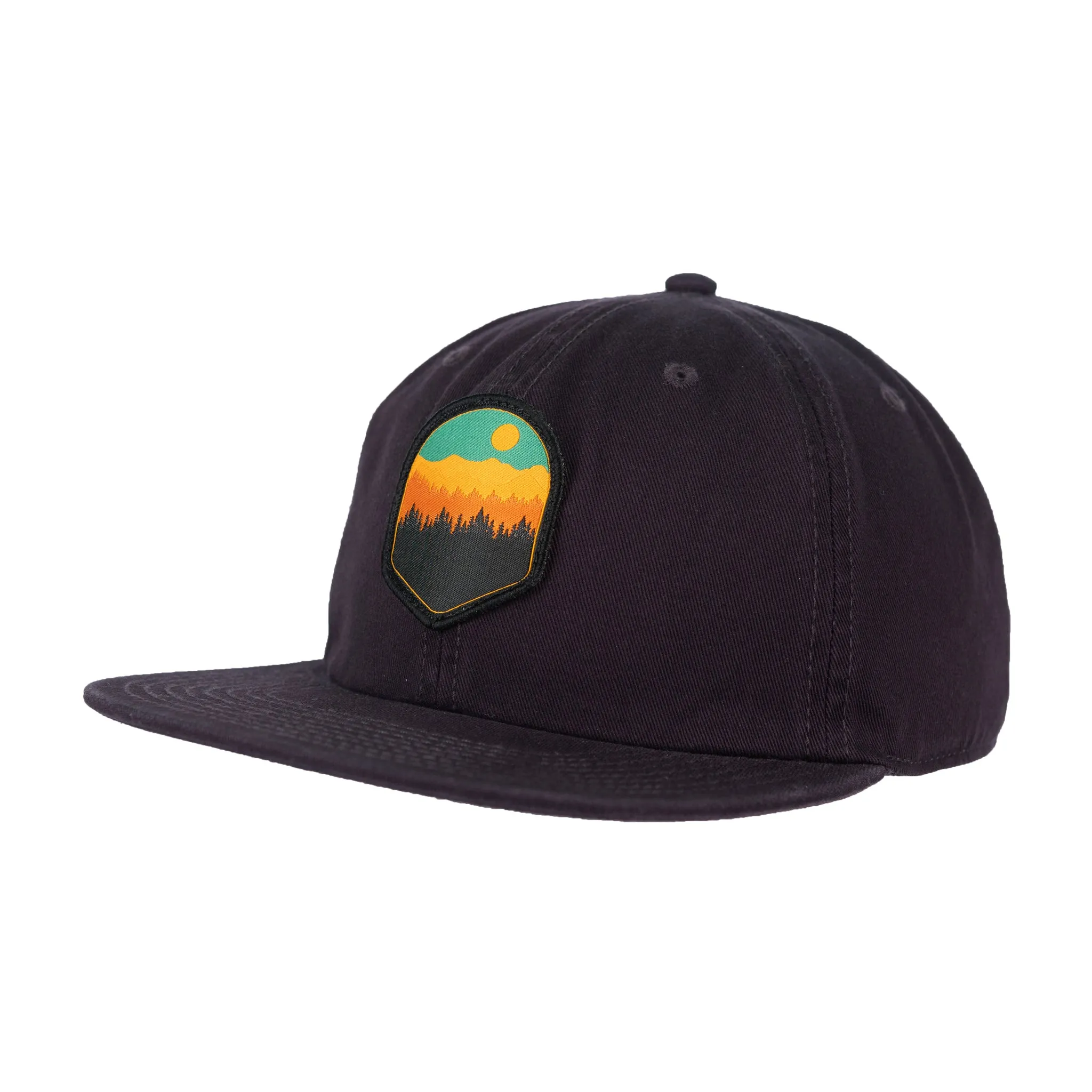 FB Mountain Scene Class Strap Hat Plum