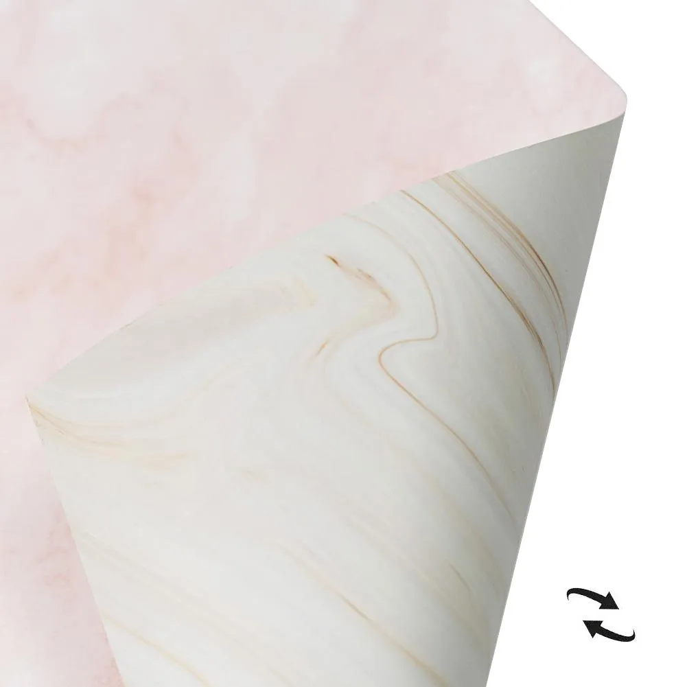 Flat Lay Instagram Backdrop - 'Queensland' Pink Marble (56cm x 87cm)