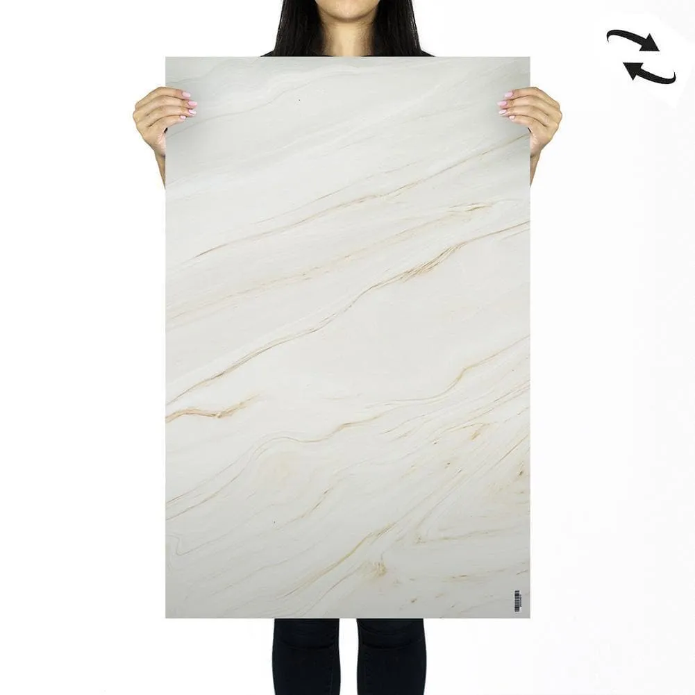 Flat Lay Instagram Backdrop - 'Queensland' Pink Marble (56cm x 87cm)