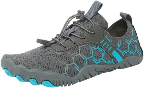 Footwear Barefoot Shoes Womens Mens Quick Dry Healthy Non-Slip Baresteps Athletic Wide Toe Running Water with Drainage Holes Hike Pro Box Hiking Walking Breathable Lightweight Unisex