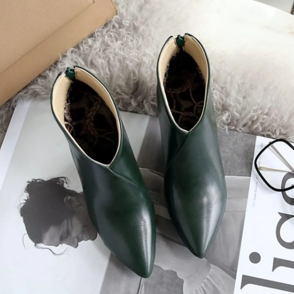 Gracemee Women High Heels Ankle Boots