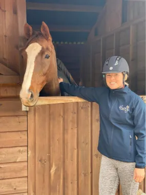 Hardy Equestrian Women's Navy Soft Shell Jacket