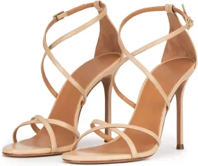 High Heels Stilletos Heels for Women Strappy Sexy Round Toe Heels Open Toe Heels Dressy Pumps Sandals