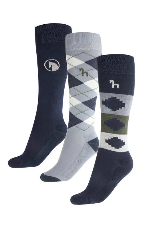 Horze Bamboo Knee Socks (3-Pack)