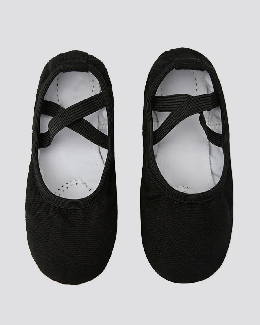Kids Classic Canvas Ballet Shoes (no drawstring)