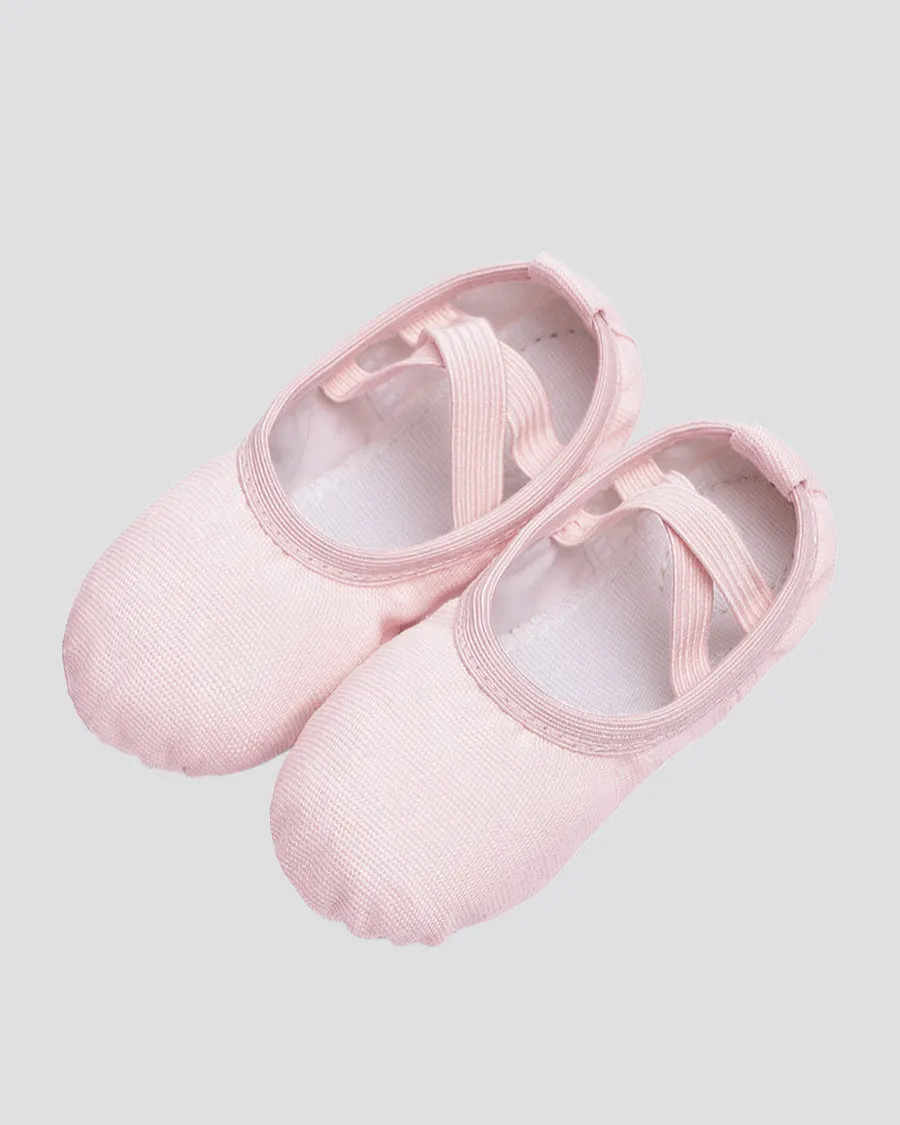 Kids Classic Canvas Ballet Shoes (no drawstring)