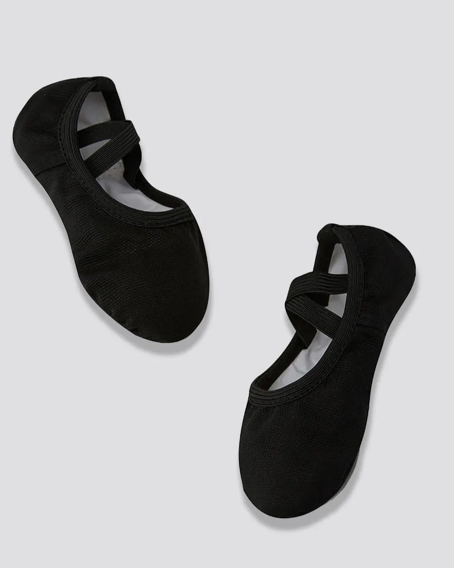Kids Classic Canvas Ballet Shoes (no drawstring)
