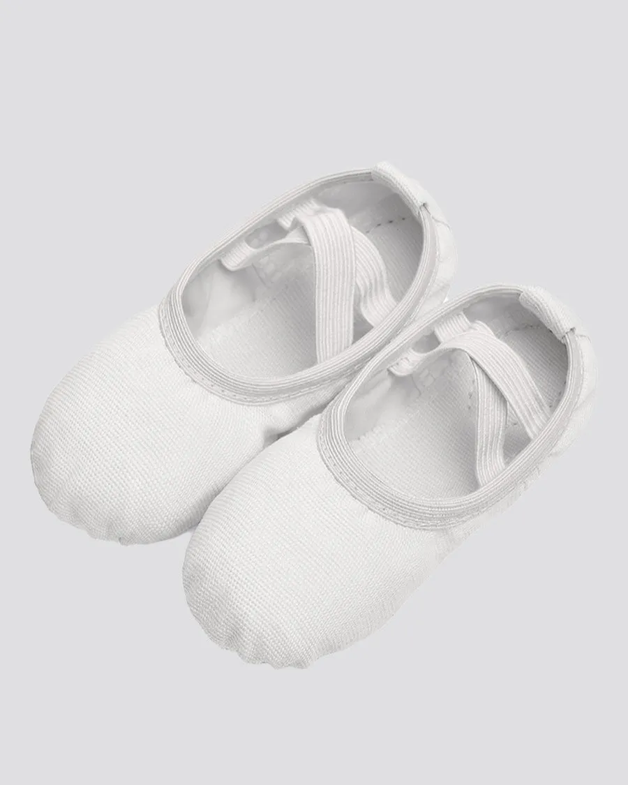 Kids Classic Canvas Ballet Shoes (no drawstring)