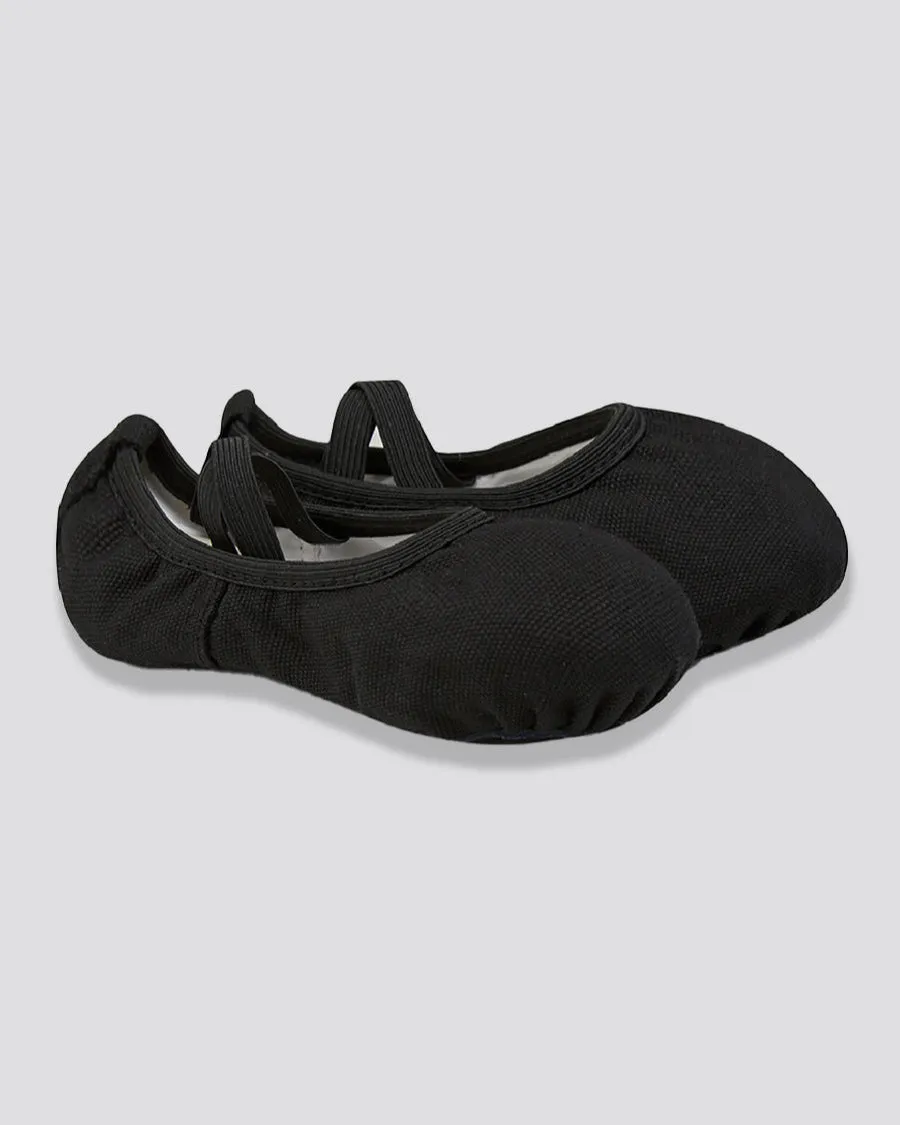 Kids Classic Canvas Ballet Shoes (no drawstring)