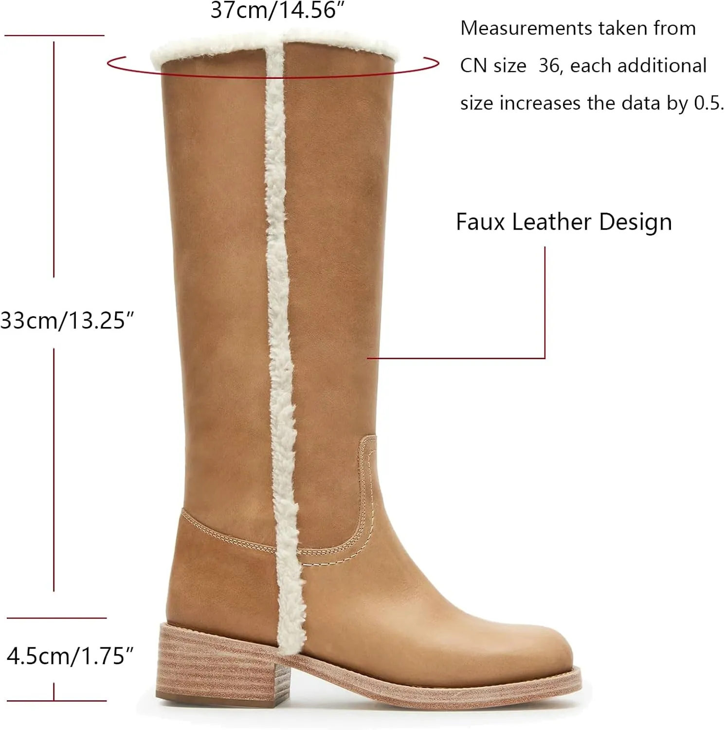 KysBloes Knee High Riding Boots for Women Square toe Long Boots Low Chunky Heel Tall Boots Pull on Comfortable Dressy Work Boots