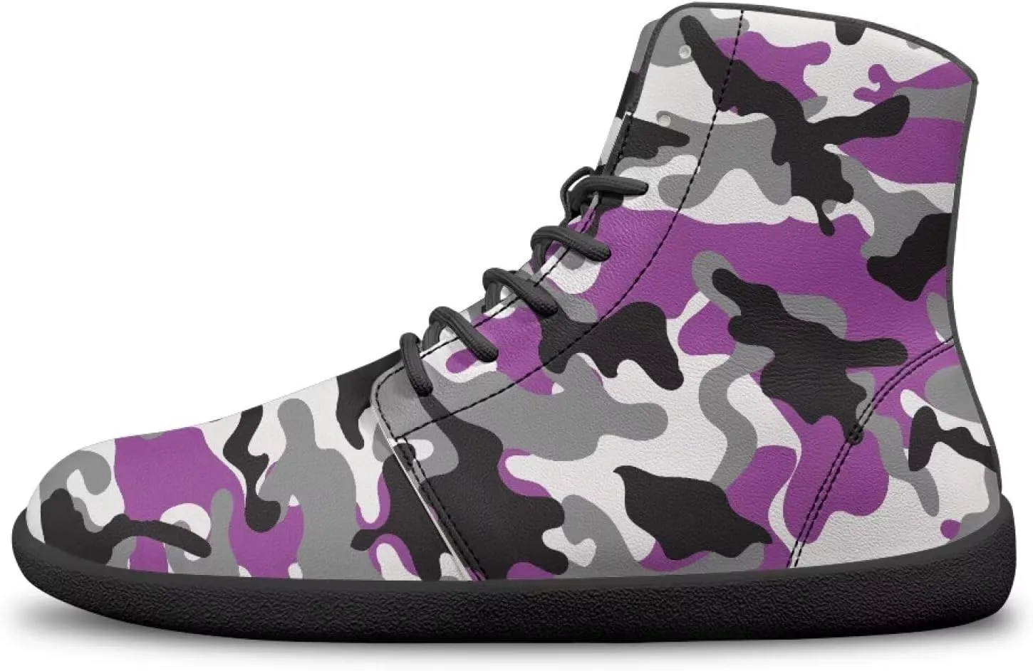 Mens Barefoot Shoes Wide Width High Top Sneakers for Men Cool Shoes