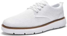 Men's Breathable Mesh Comfortable Business Casual Shoes with Sneakers Design for Long Standing, Office Work, Formal Occasions & Walking