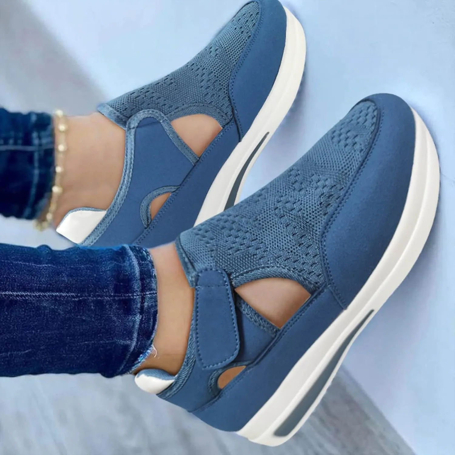 Orthopedic Comfortable Walking Shoes for Women Slip On Sneakers with Arch Support Casual Loafers Plantar Fasciitis Relief Foot Heel Pain Diabetic
