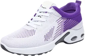Orthopedic Tennis Shoes for Women, Air Cushion Comfort Wear Orthowear Shoes for Women with Arch Support, Women's Fashion Sneakers Breathable Sports Casual Walking Running Jogging Shoe