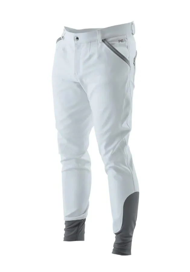 PEI Barusso Men's Gel Knee Breeches - White