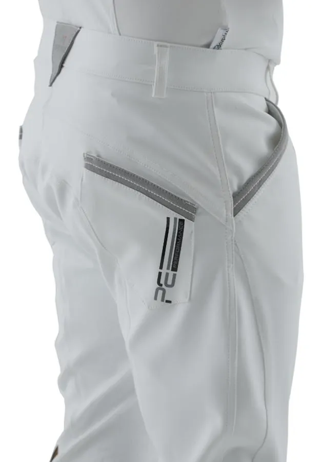 PEI Barusso Men's Gel Knee Breeches - White