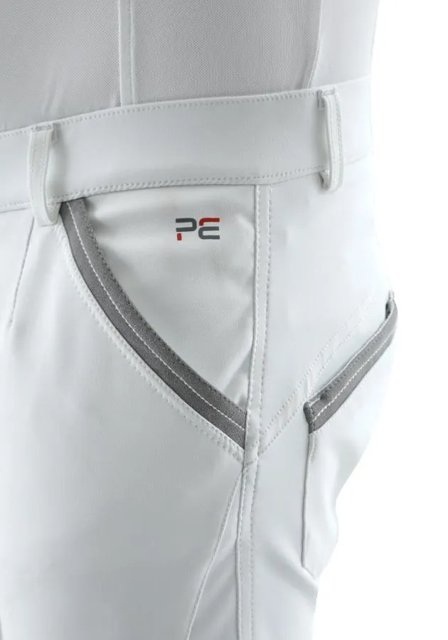 PEI Barusso Men's Gel Knee Breeches - White