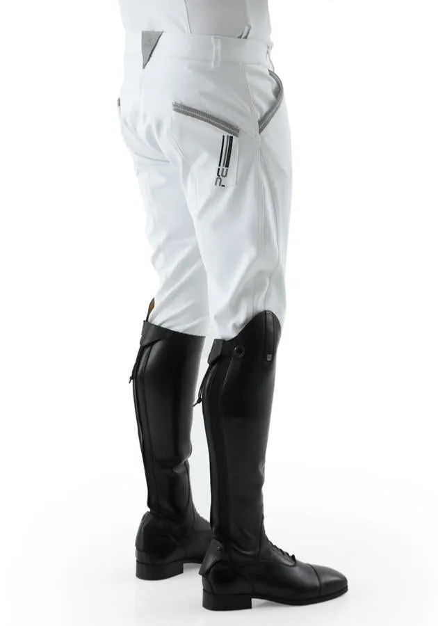 PEI Barusso Men's Gel Knee Breeches - White