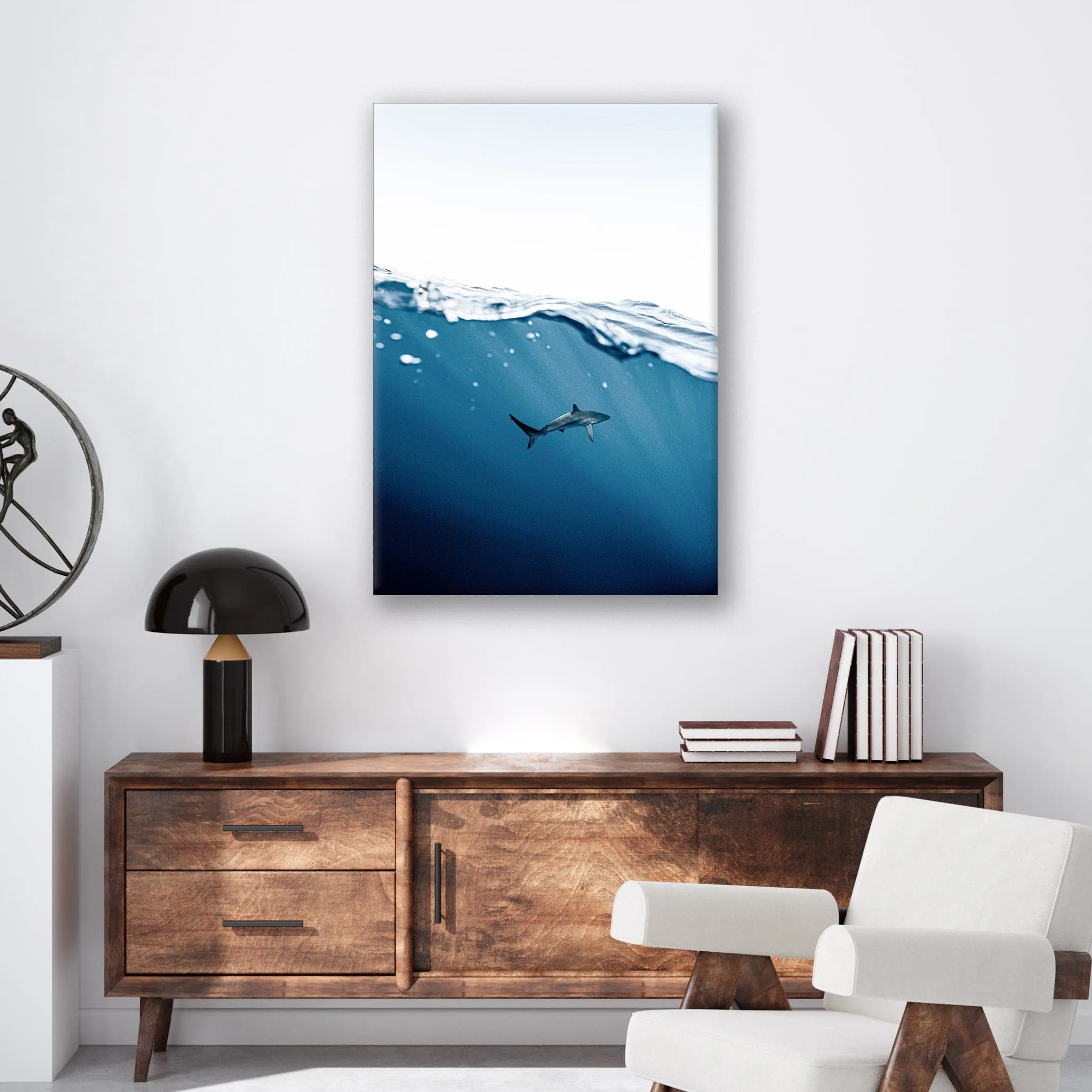 Shark Near Surface - Print