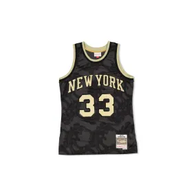 SWINGMAN JERSEY NEW YORK KNICKS EWING - GOLD TOILE