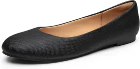Trary Flats for Women Dressy Comfortable, Ballet Flat,Black Nude Flats Shoes